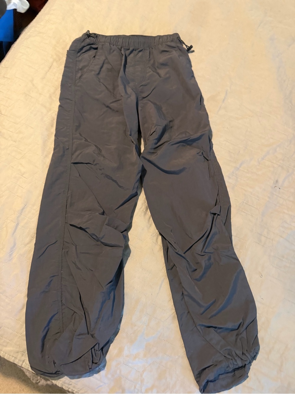 H&M Kid’s Dark Gray Elastic-Waist Cargo Joggers